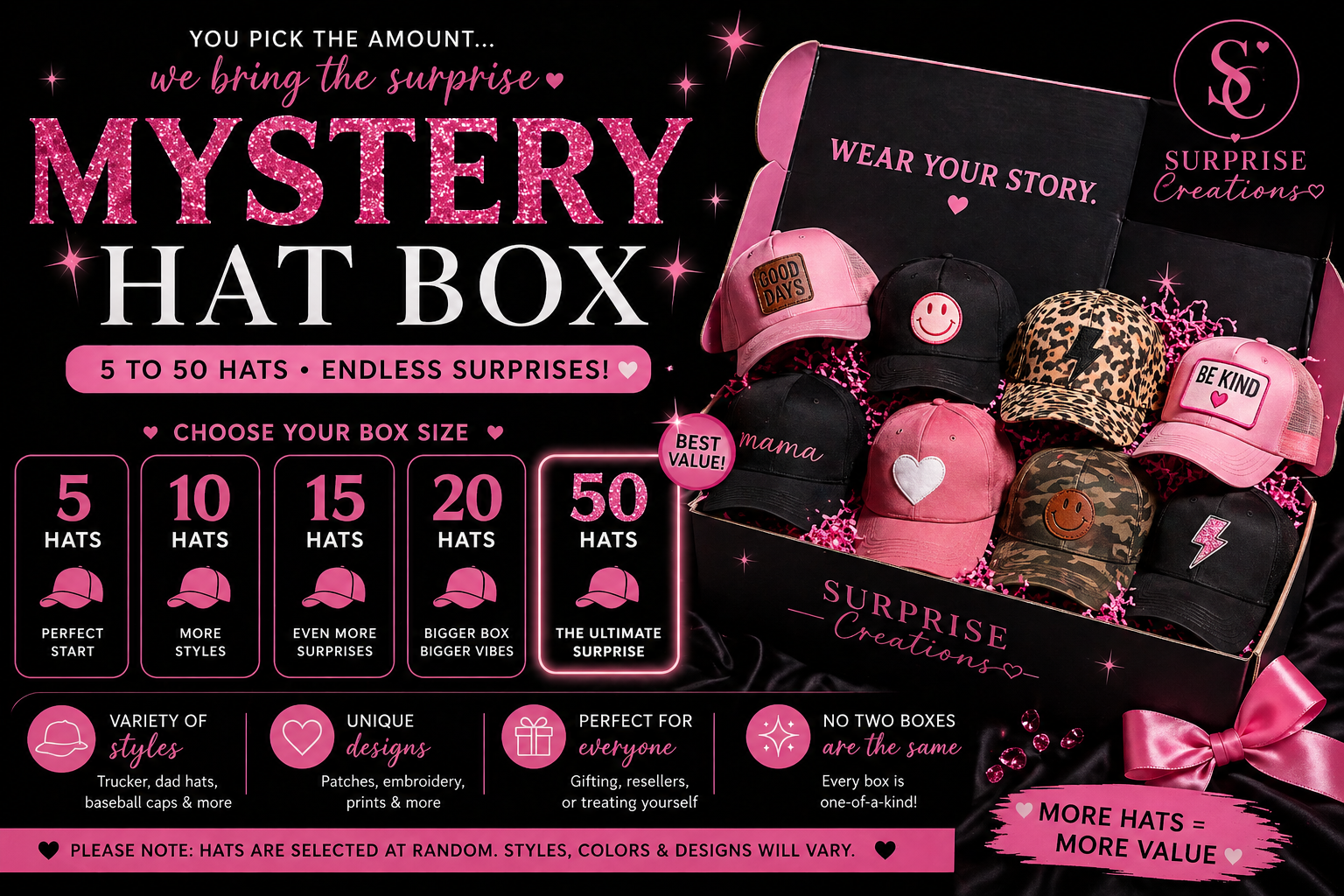 Mystery Hat Box