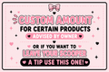 Custom Amount/Tip